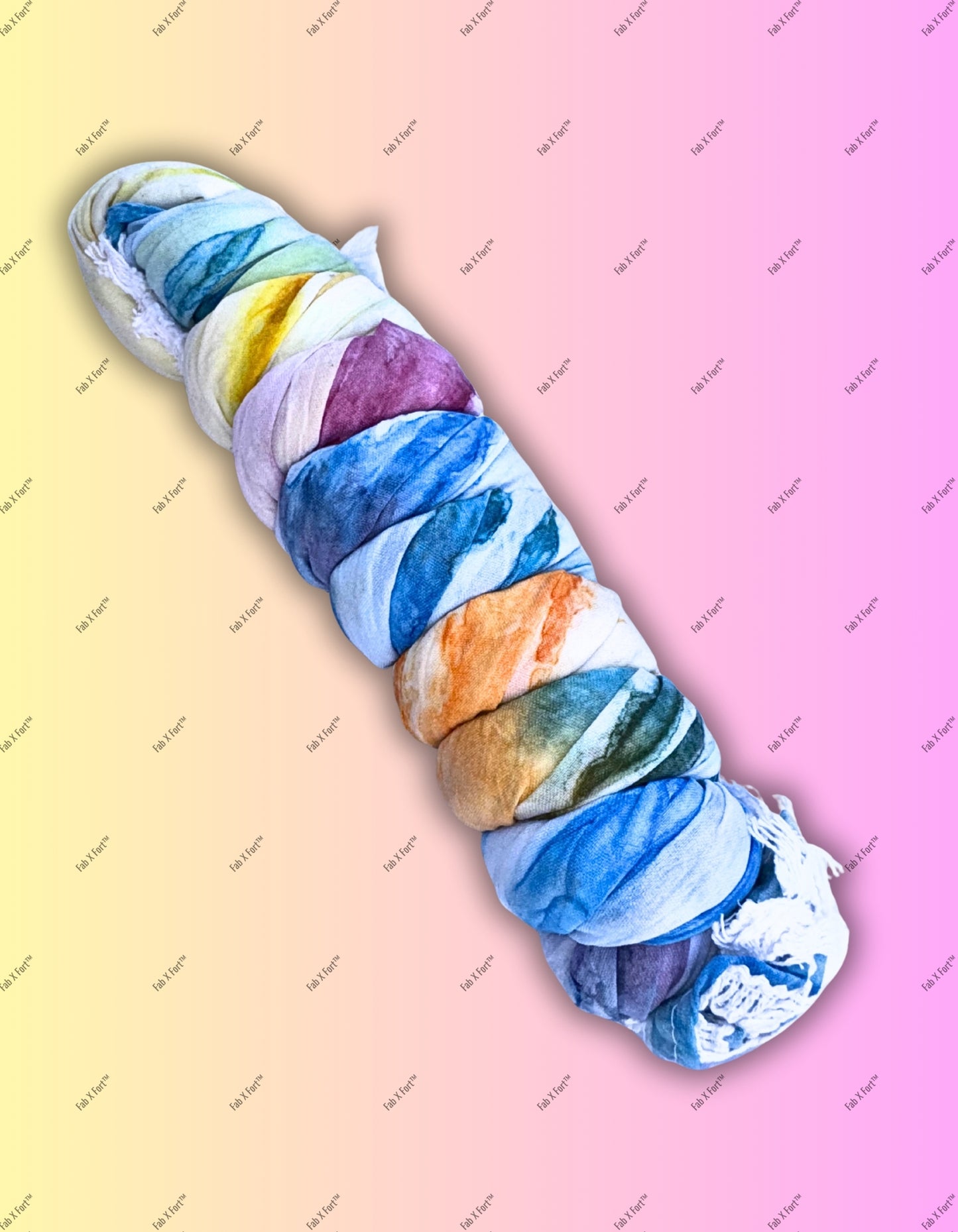 🌸 Handcrafted Tie-Dye Scarves for Women