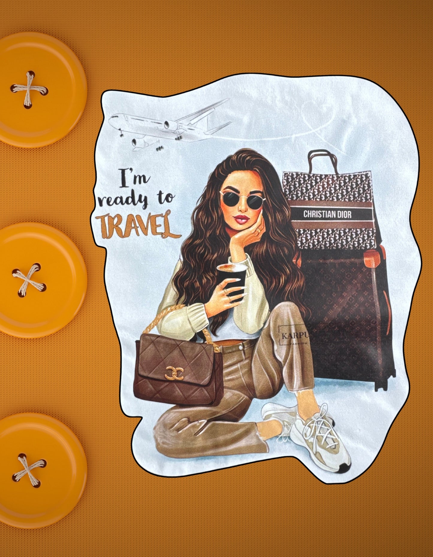 ✈️ “I’m Ready to Travel” Spanish Grey Short T-Shirt for Girls