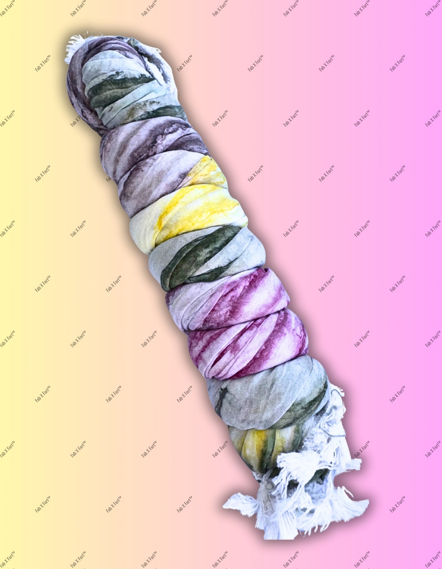 🌸 Handcrafted Tie-Dye Scarves for Women