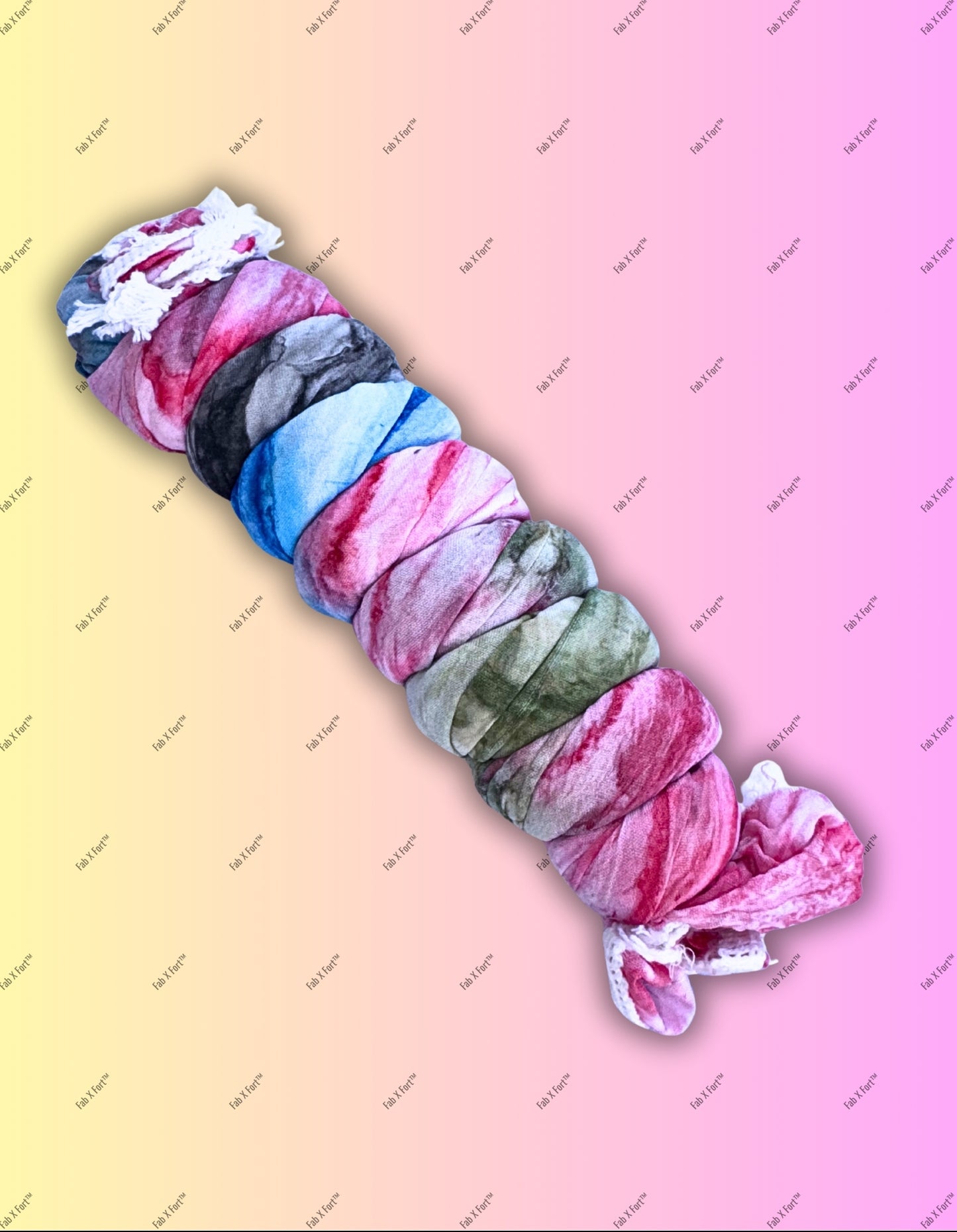 🌸 Handcrafted Tie-Dye Scarves for Women