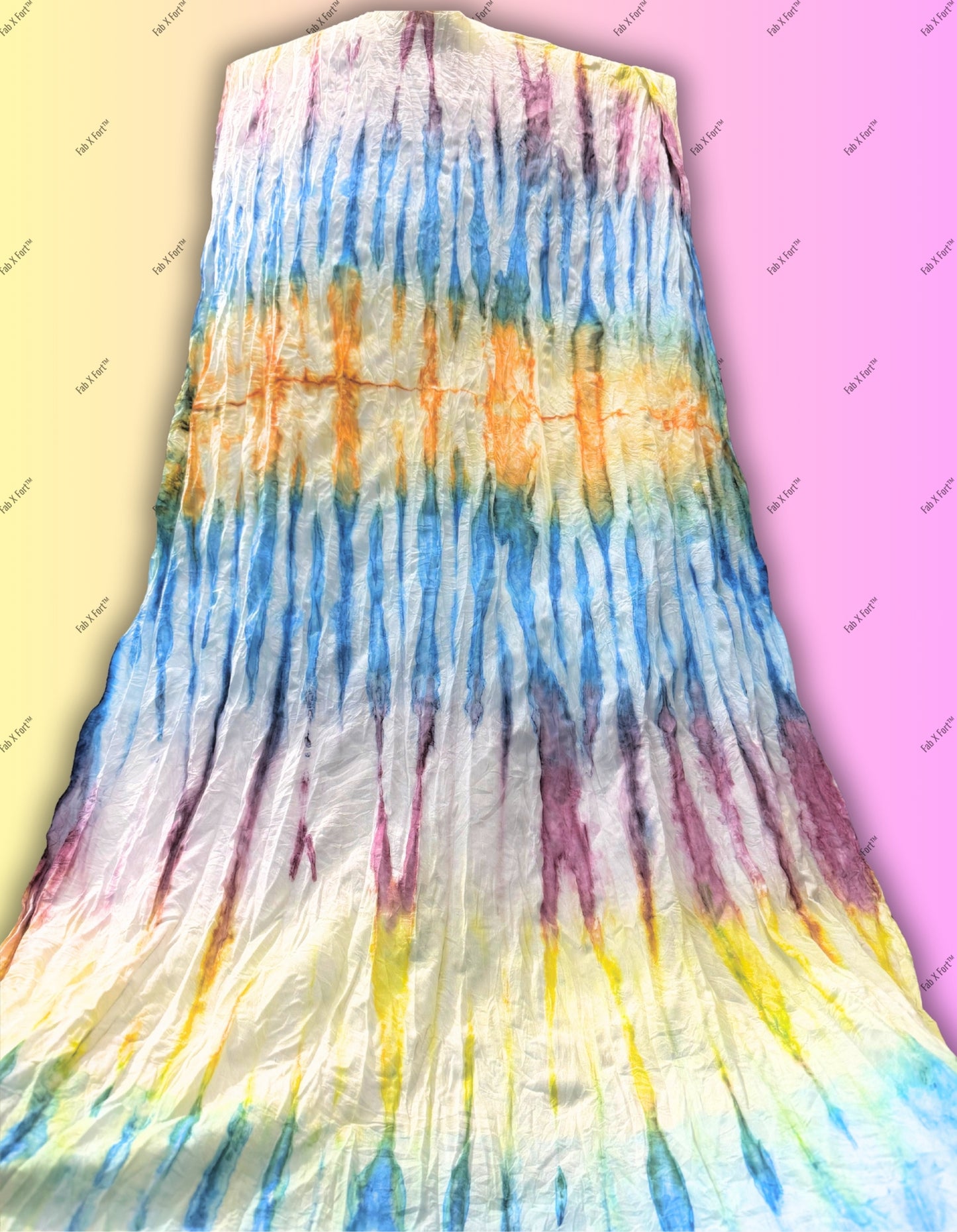 🌸 Handcrafted Tie-Dye Scarves for Women