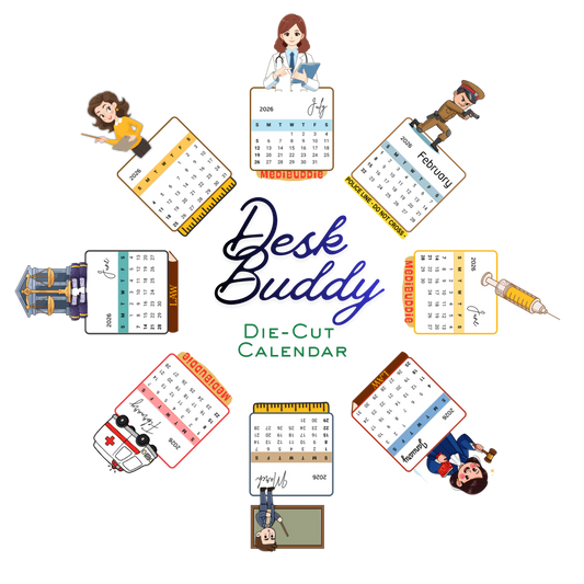 Desk Buddy Die-Cut Calendar