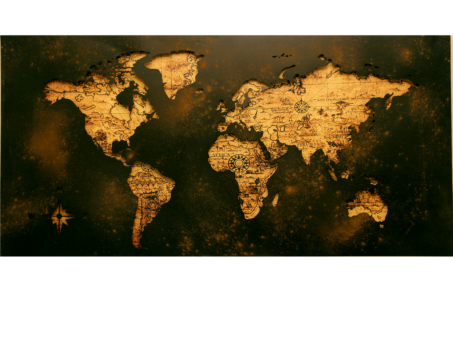 VINTAGE WORLD MAP MUG